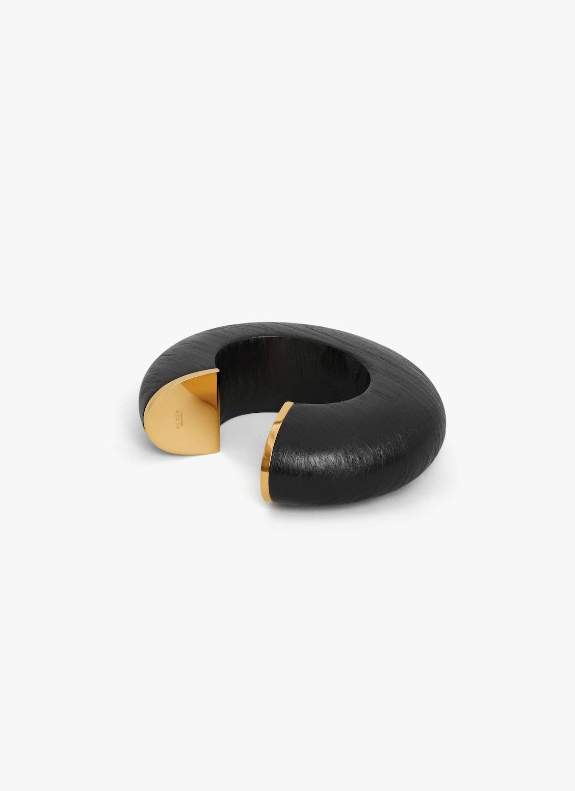 BUMPER CUFF ALAÏA BROWN BUMPER CUFF